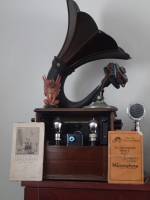 1922 Marconi V2 Amplion AR-19, Burns Tortoise horn, $ 4,000